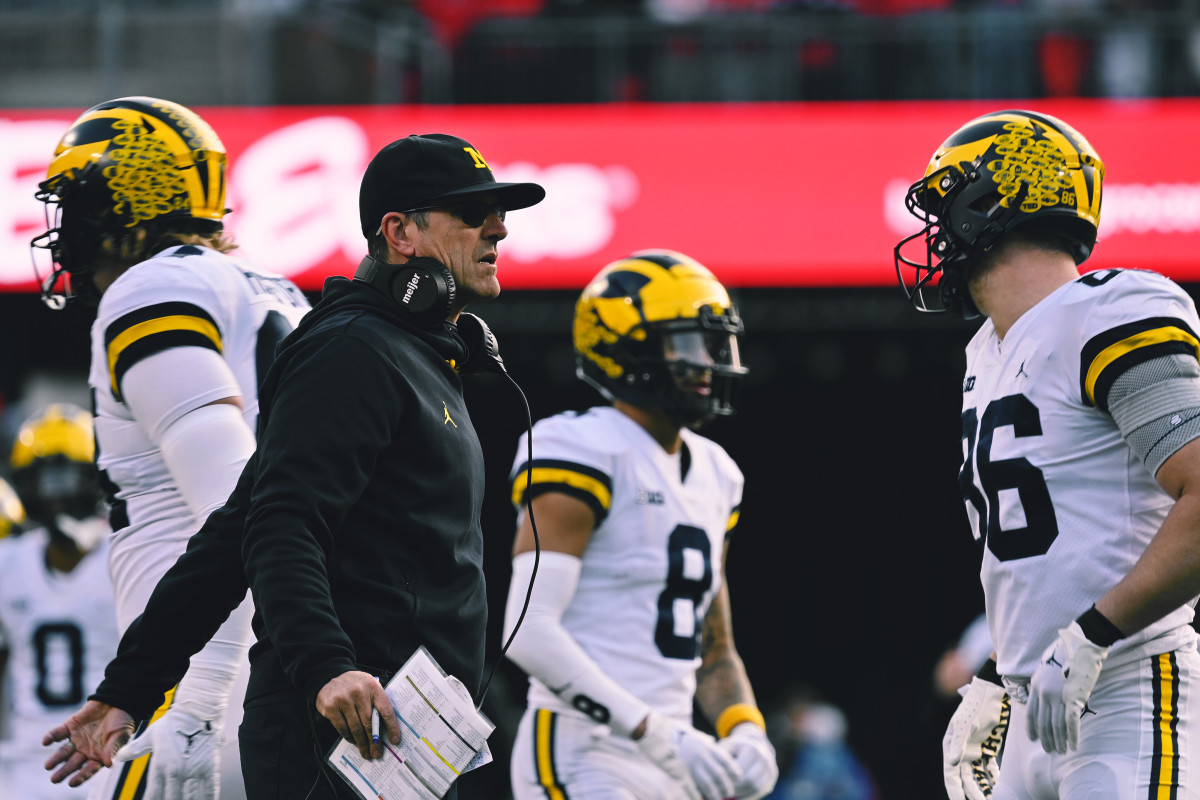 WATCH: Harbaugh Has Perfected The Postgame Interview