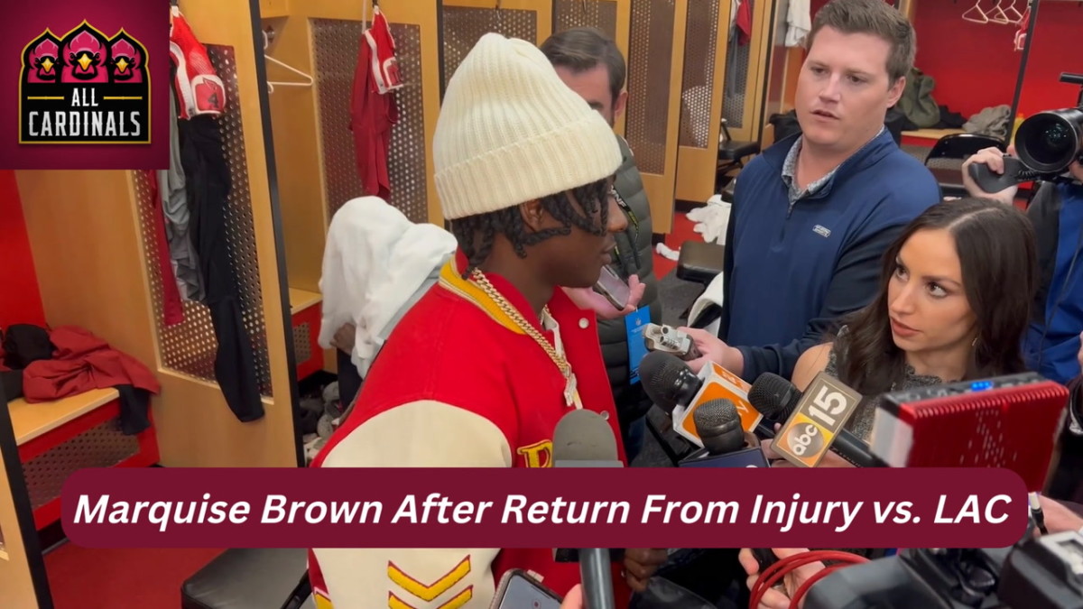 Marquise Brown After Return From Injury vs. LAC