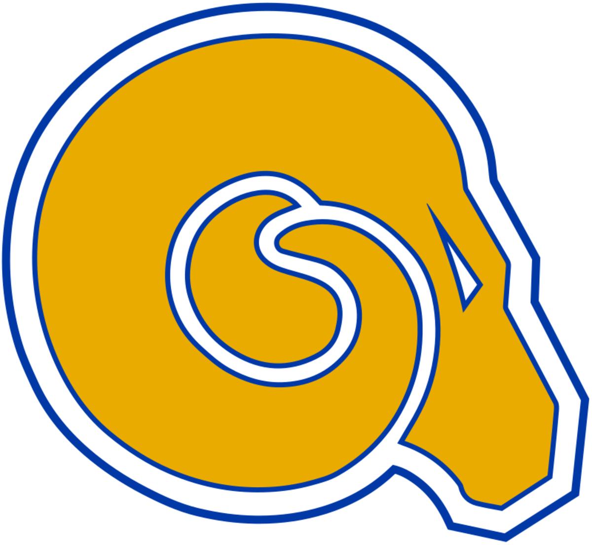 Albany State golden rams football logo