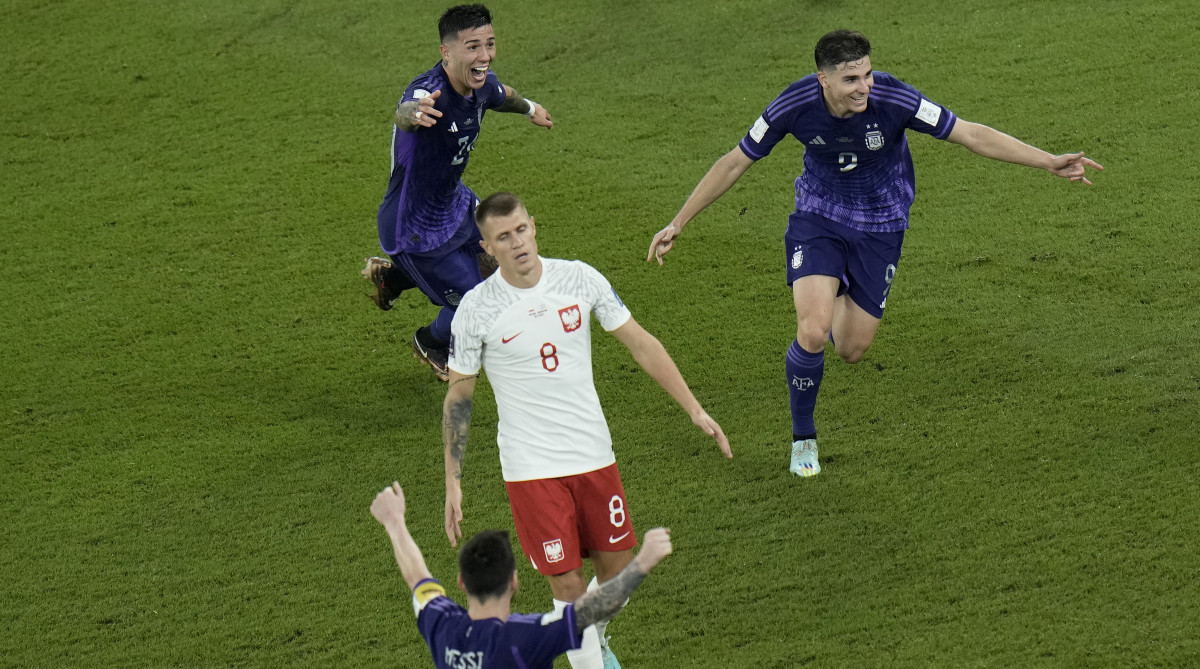 Argentina, Poland survive World Cups group of chaos after dramatic day