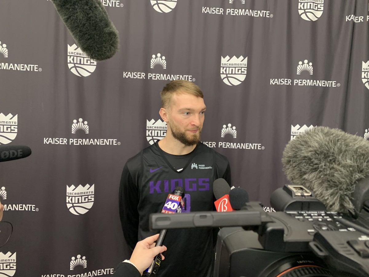 Domantas Sabonis pasakoja pirmą kartą nuo tada, kai buvo iškeistas prieš Indianos „Pacers“.