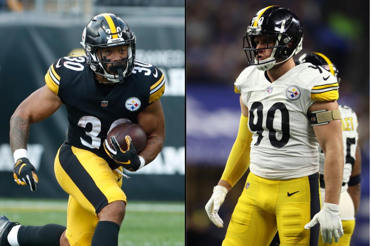 Pittsburgh Steelers' T.J. Watt, Jaylen Warren Questionable for Falcons