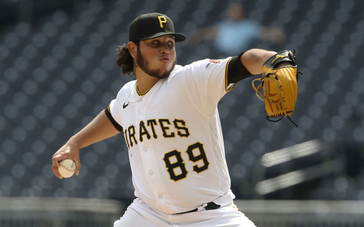 Pirates pitcher Miguel Yajure. (2022)