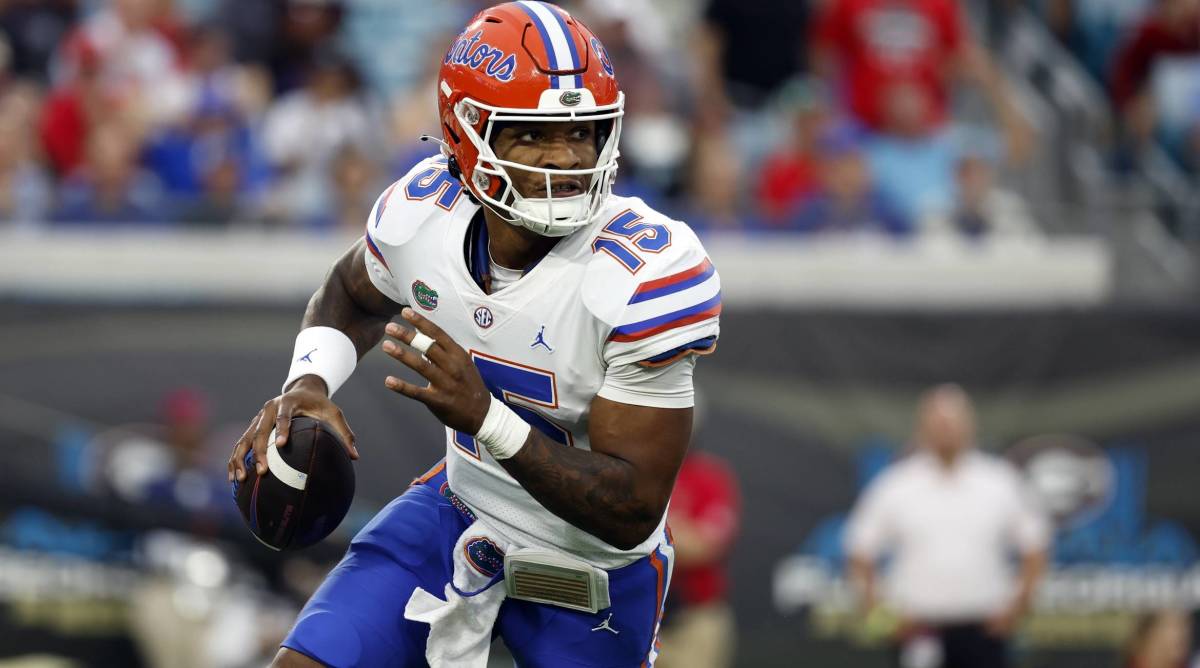 Florida quarterback Anthony Richardson was selected by the Colts in the first round of the 2023 NFL draft..