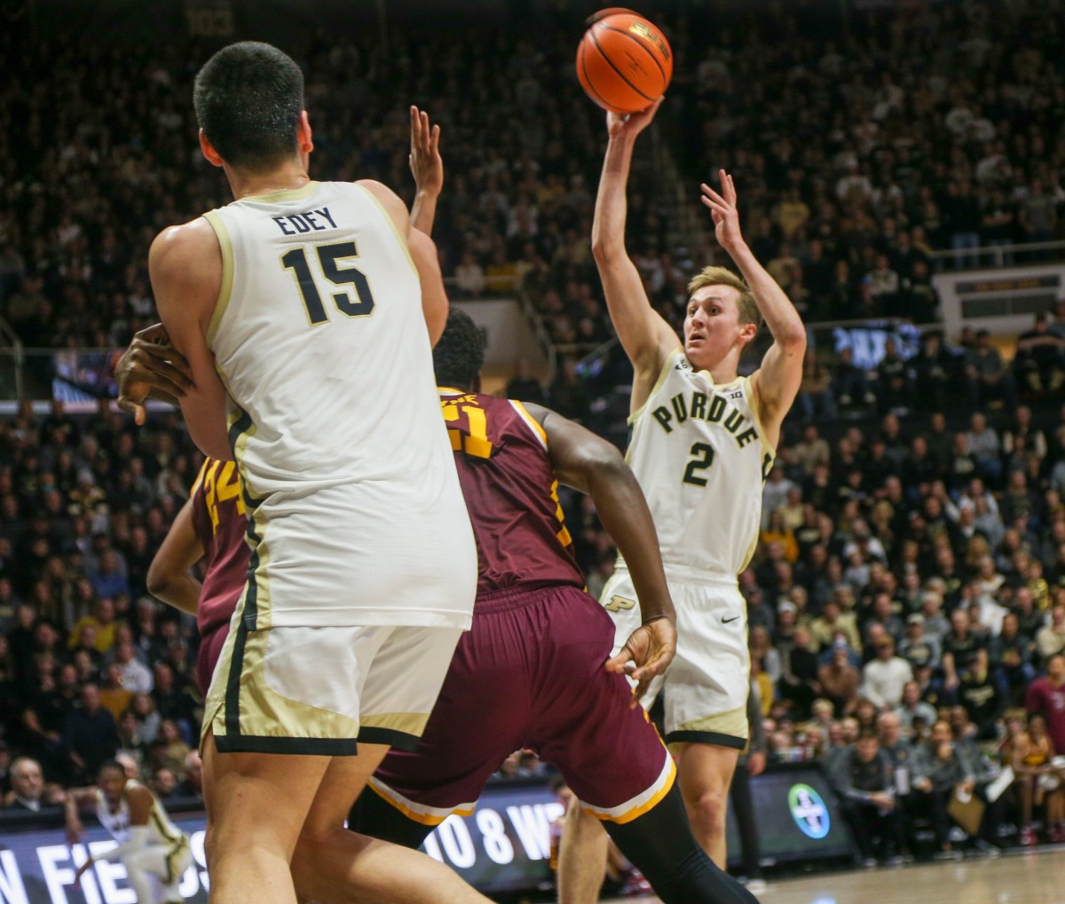 Purdue's Zach Edey, Fletcher Loyer Earn Weekly Conference Honors for