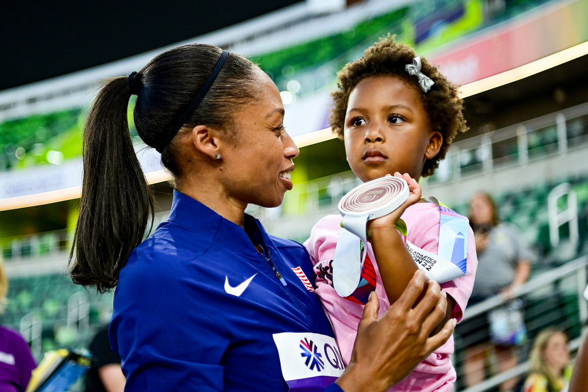 With her daughter, Camryn, by her side, Felix has redefined motherhood in sports.