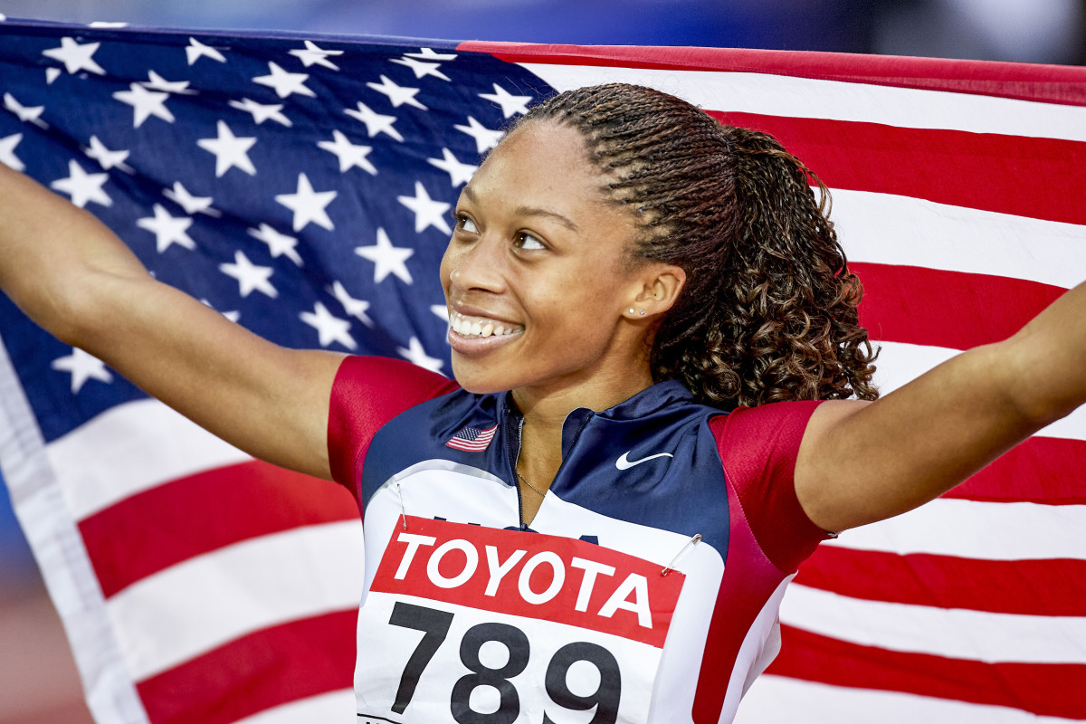 Two years after forgoing her college eligibility to sign a pro contract with Adidas, Felix, 19, became the youngest 200-meter winner at the 2005 World Championships in Helsinki, Finland. 