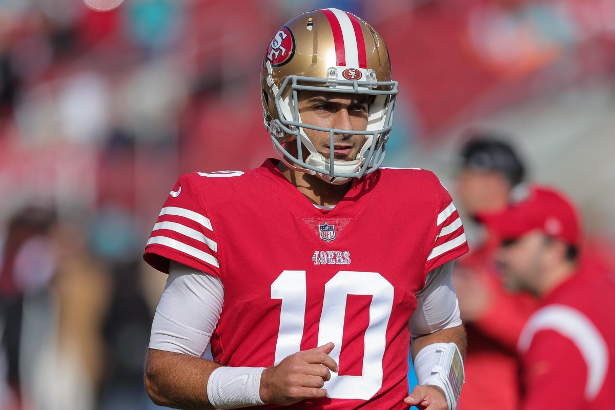 San Francisco 49ers quarterback Jimmy Garoppolo