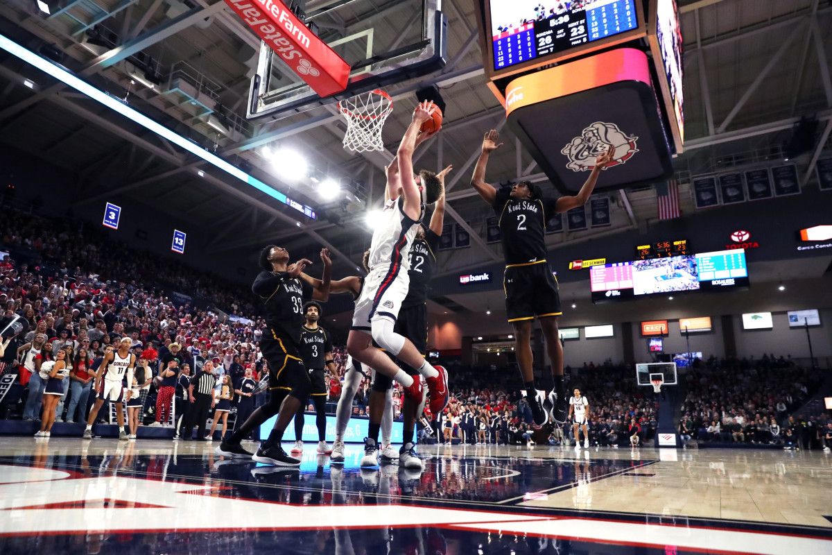 Drew Timme s 29 Points Pushes No 18 Gonzaga Past Kent State 3 