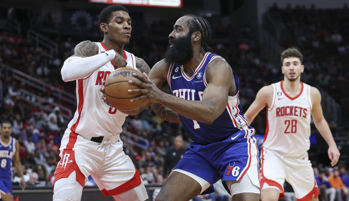 76ers vs. Rockets What Happened to James Harden’s Restriction