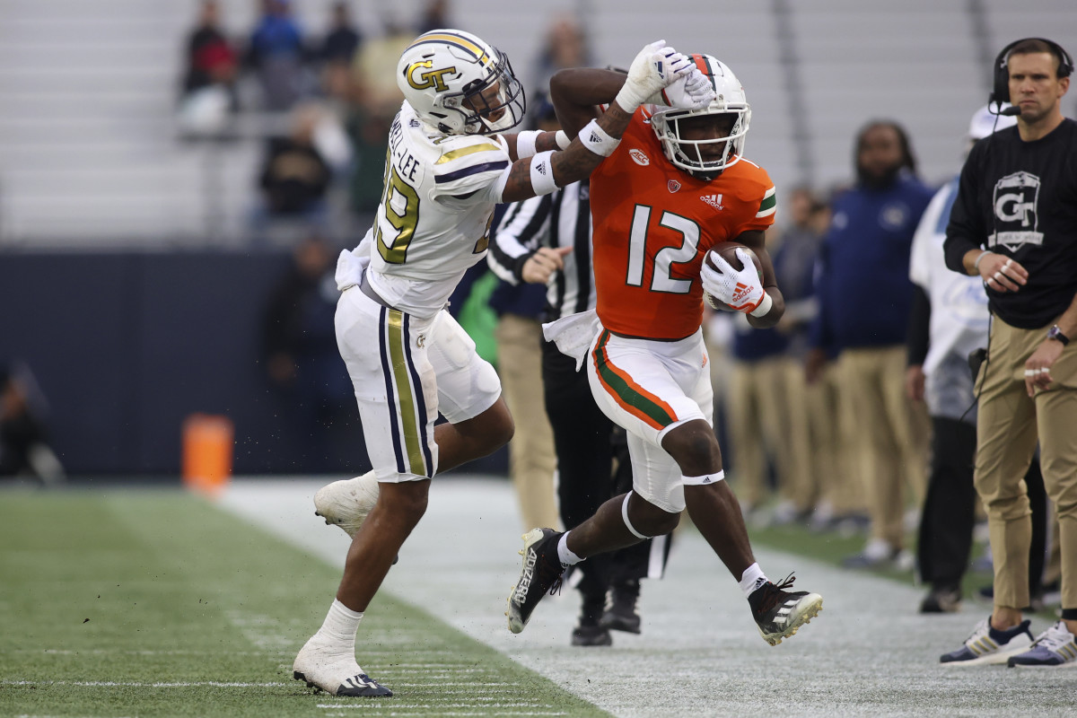 Georgia Tech defensive back Clayton Powell-Lee