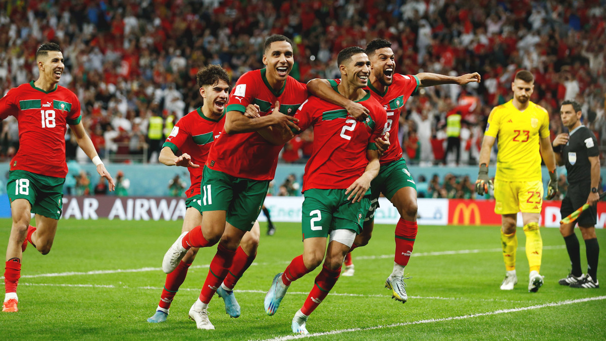 Achraf Hakimi and Morocco beat Spain in penalty kicks