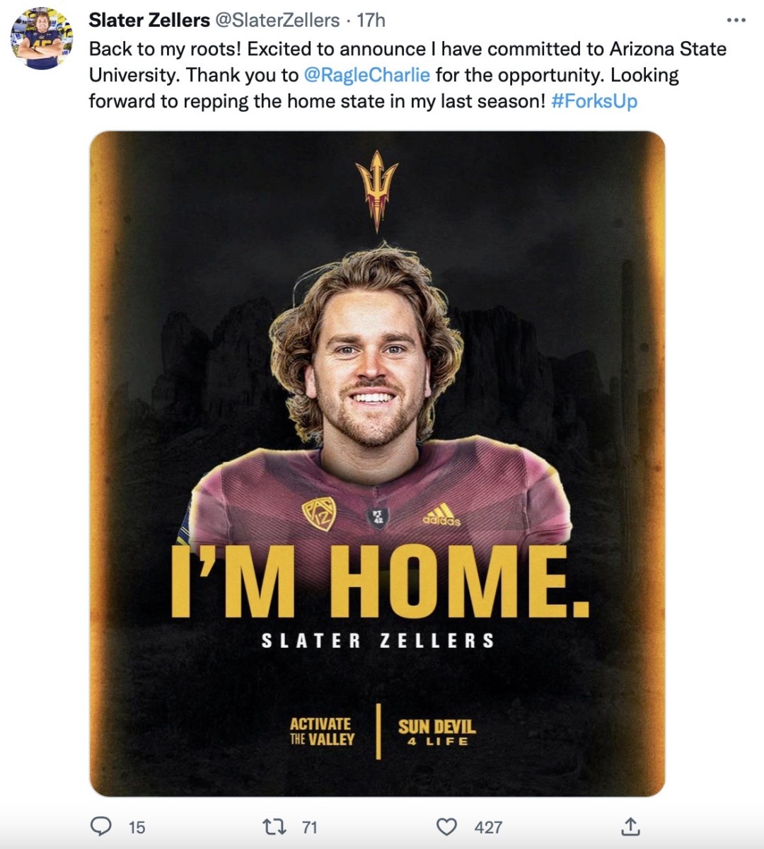 Cal Football ExGolden Bears Duo Headed Home to Play at Arizona State