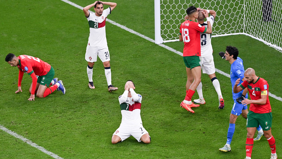 Cristiano Ronaldo exits in tears after Portugal's World Cup exit