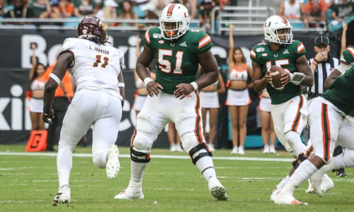 NFL Draft Profile: DJ Scaife Jr., Interior Offensive Linemen, Miami Hurricanes