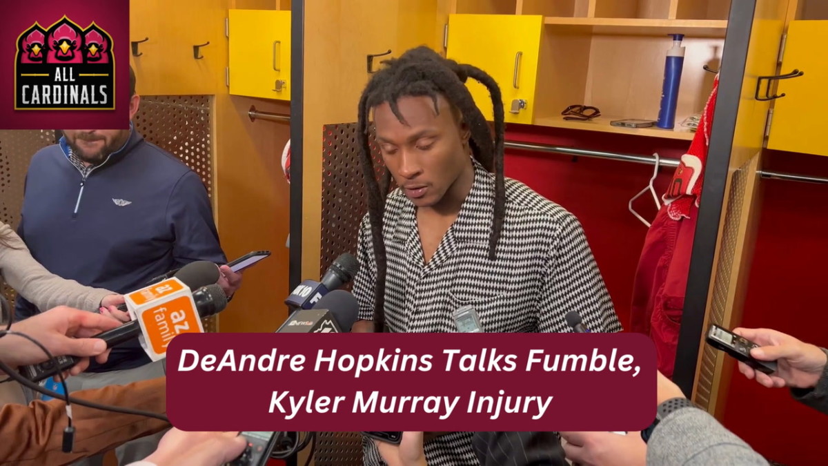 DeAndre Hopkins Reacts to Fumble, Kyler Murray Injury