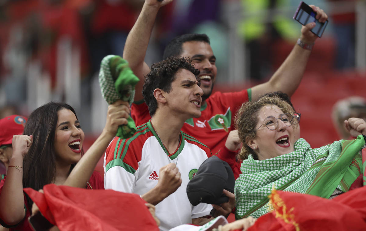 55 mil hinchas de Marruecos hicieron espectacular entrada en semifinal