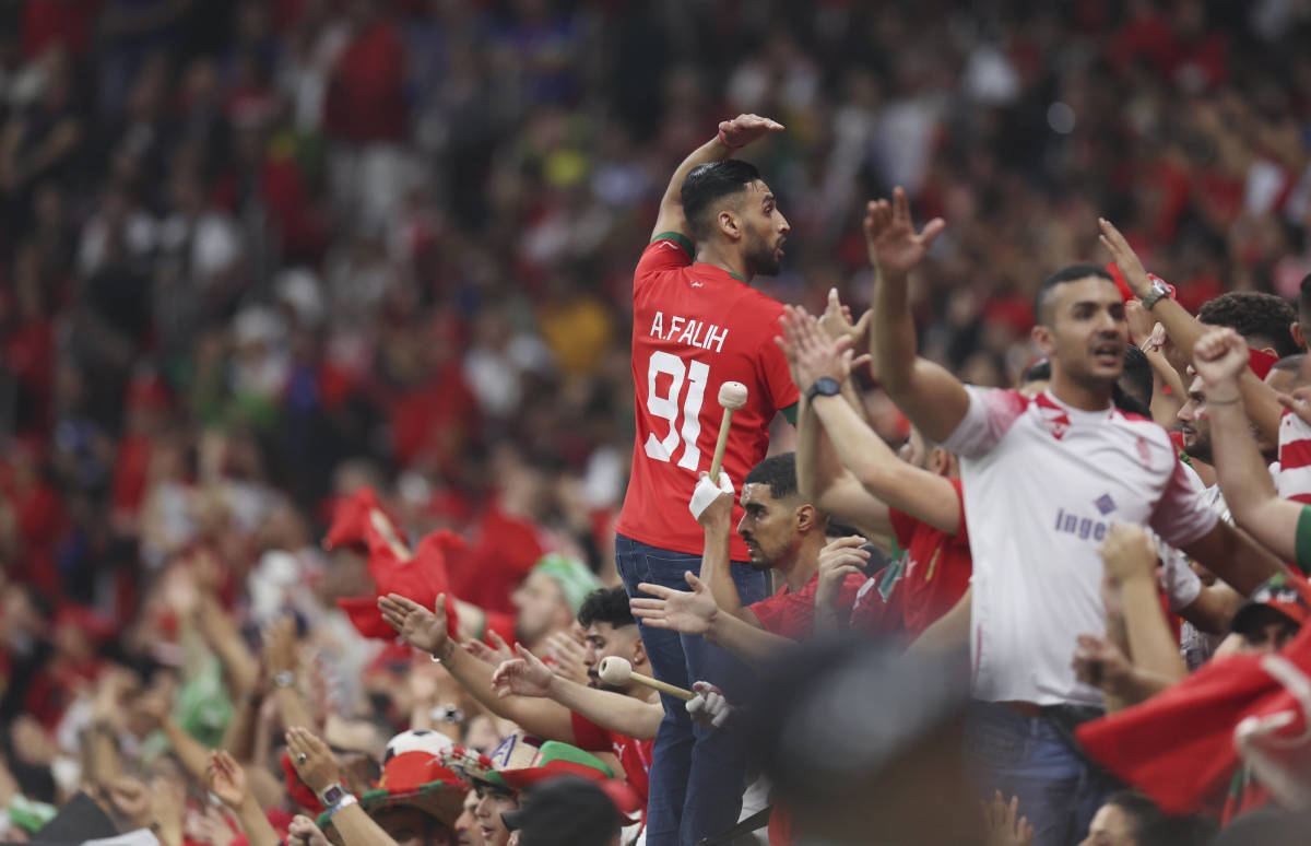 55 mil hinchas de Marruecos hicieron espectacular entrada en semifinal