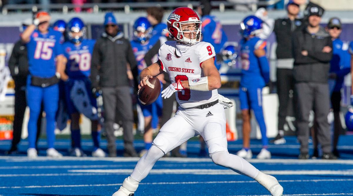 Fresno State quarterback Jake Haener could be one of the top sleeper picks in the 2023 NFL draft.