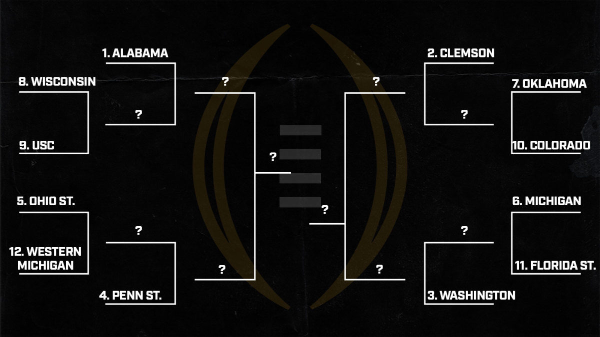 How the 2016 Playoff would've looked with 12 teams.