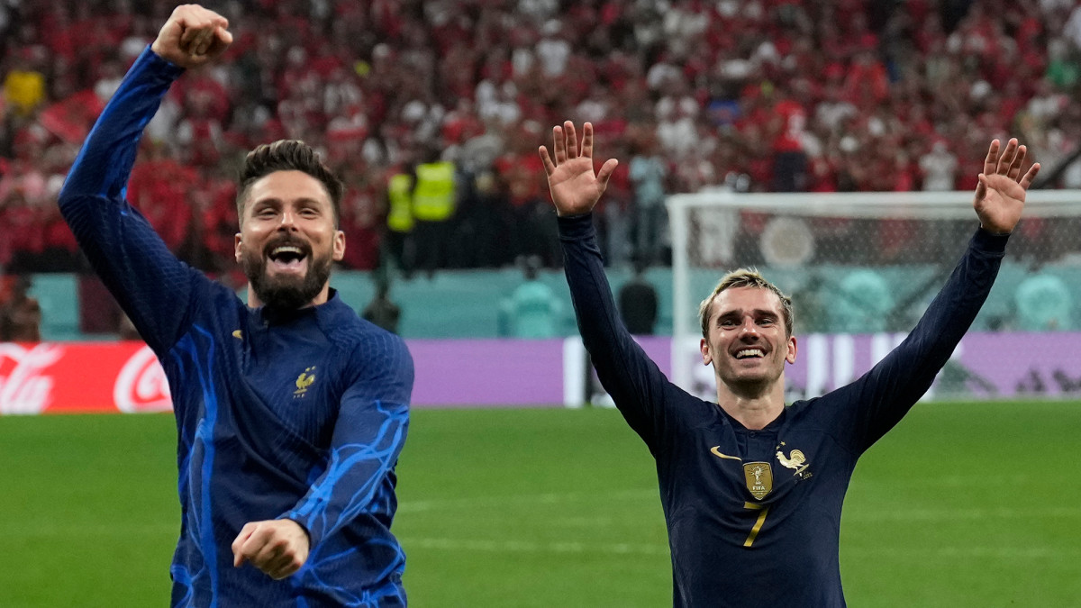 Olivier Giroud and Antoine Griezmann have been key for France at the World Cup