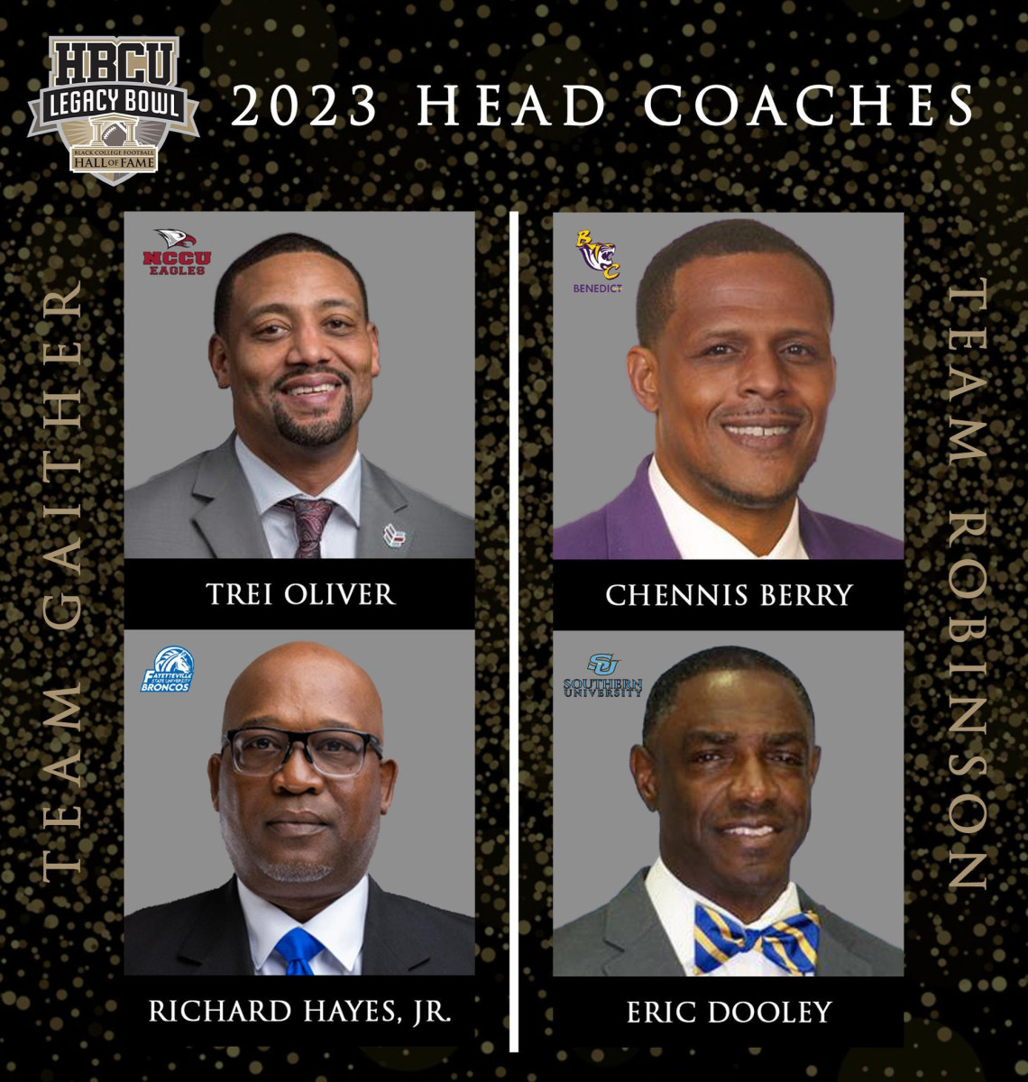 2023 HBCU Legacy Bowl Head Coaches