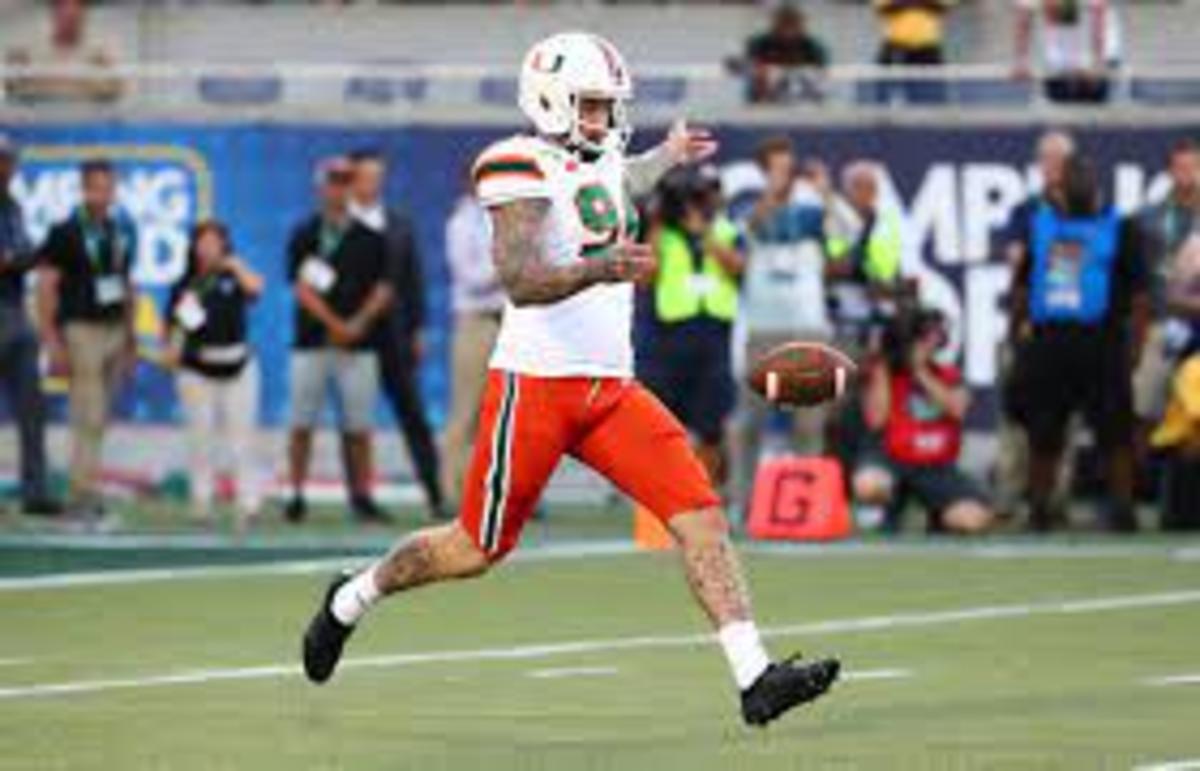 NFL Draft Profile Lou Hedley, Punter, Miami Hurricanes Visit NFL
