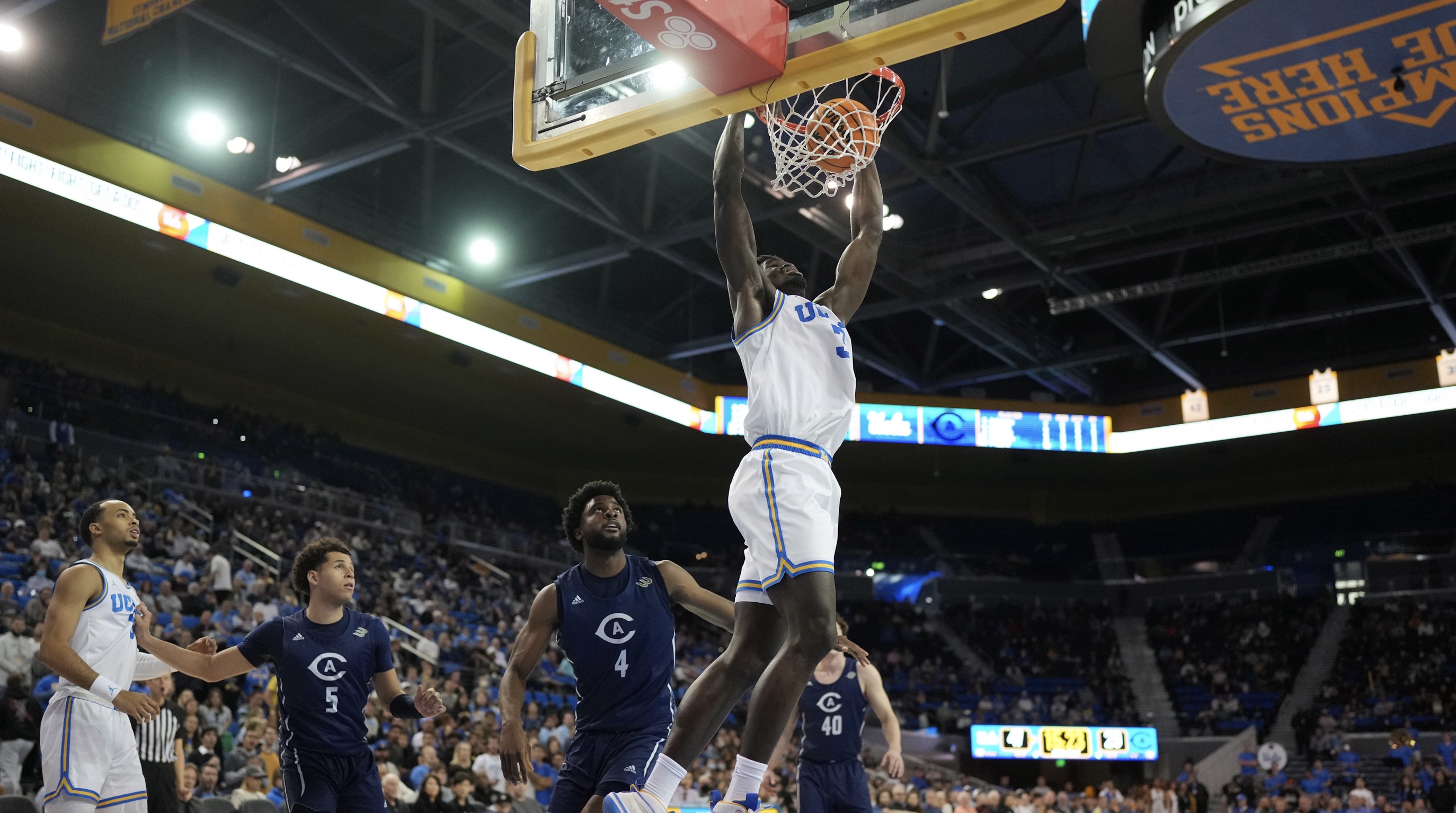 UCLA Men's Basketball Handles UC Davis in Nonconference Finale Sports