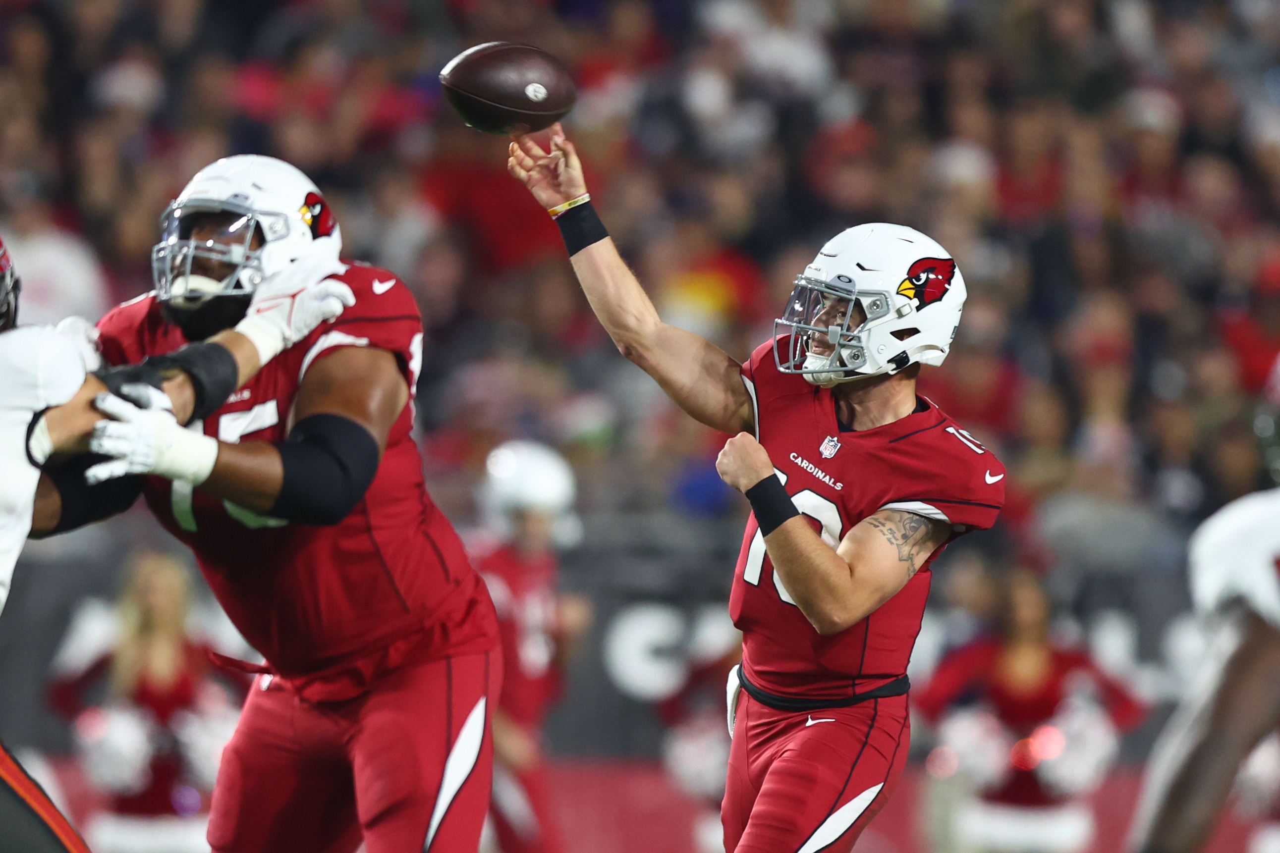Arizona Cardinals Tied With Tampa Bay Buccaneers at Halftime 66