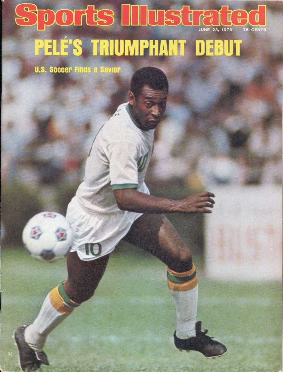 Pele on the cover of Sports Illustrated