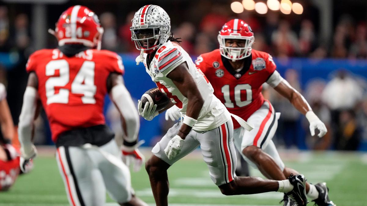 Ohio State WR Marvin Harrison Jr. Exits Peach Bowl With Apparent Head ...