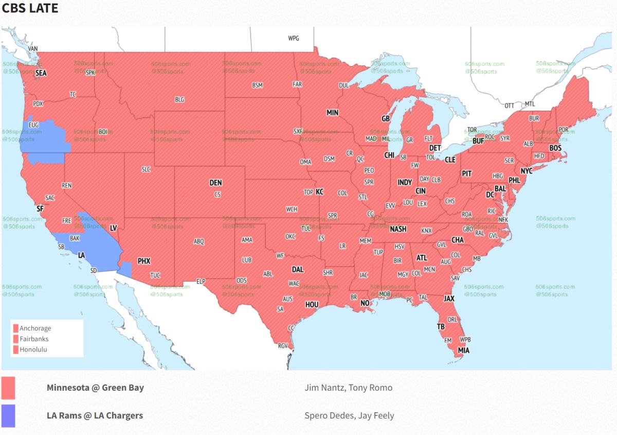 cbs nfl tv schedule today