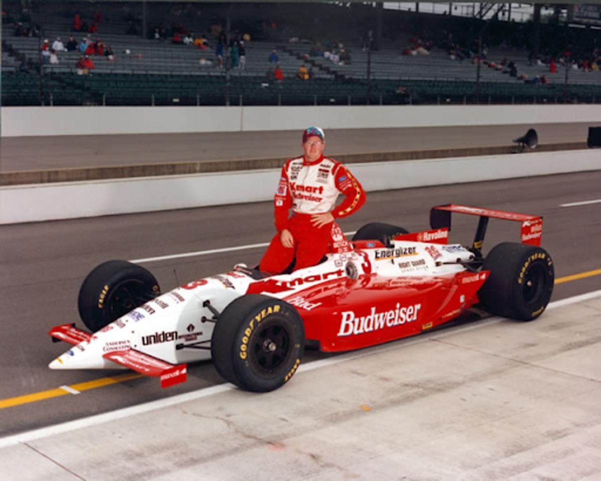Paul Tracy at the 1995 Indianapolis 500. Photo Courtesy: Indianapolis Motor Speedway