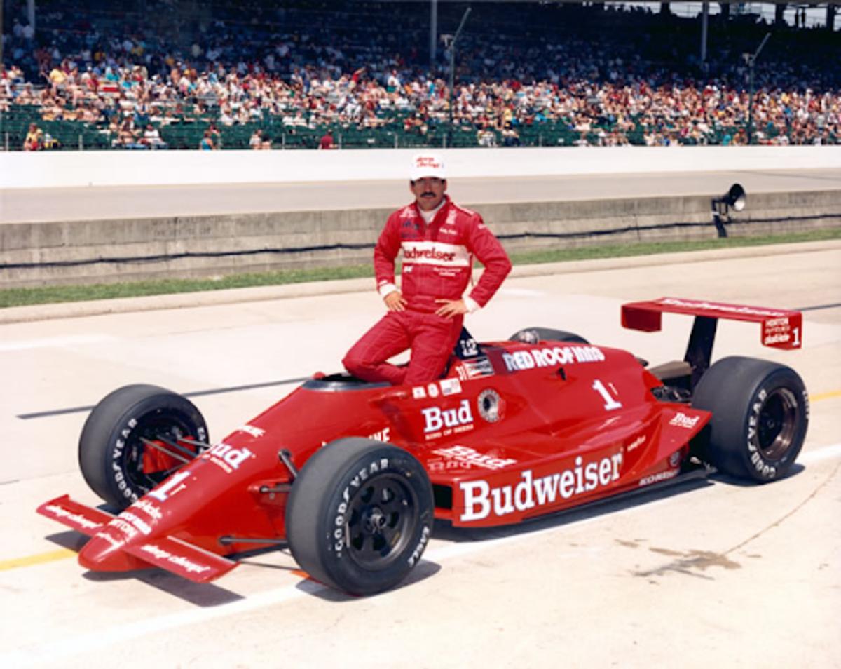 Bobby Rahal in the Budweiser-sponsored TrueSports champion’s #1 at the 1987 Indianapolis 500. Photo Courtesy: Indianapolis Motor Speedway