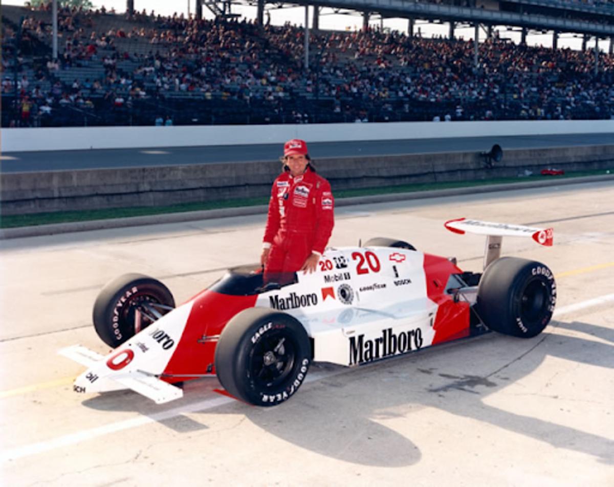 Emerson Fittipaldi in qualifying for the 1987 Indianapolis 500. Photo Courtesy: Indianapolis Motor Speedway