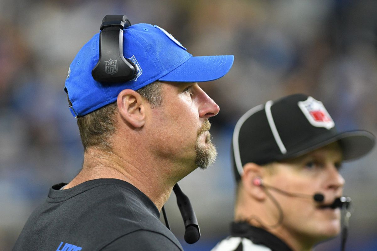 Detroit Lions head coach Dan Campbell