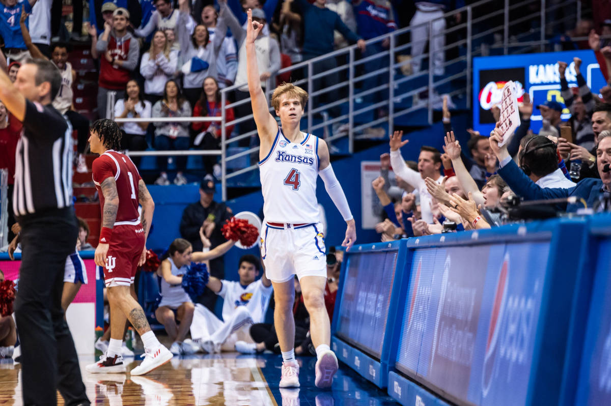 KU basketball unveils new jerseys for Saturday's anniversary