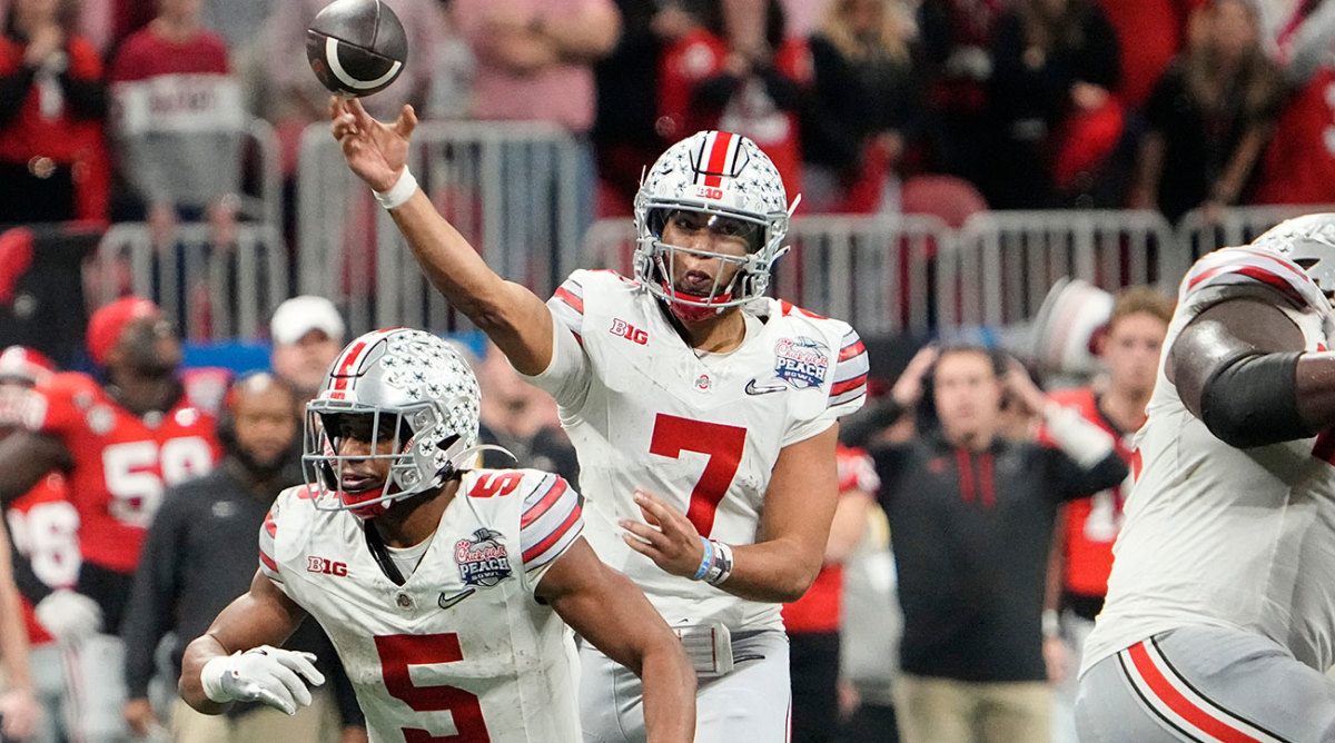 Ohio State QB C.J. Stroud will likely be picked in the top five of the NFL draft.