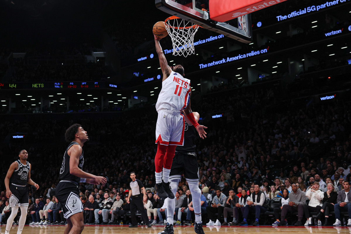From All Angles Brooklyn Nets React To Kyrie Irving's Mesmerizing Dunk
