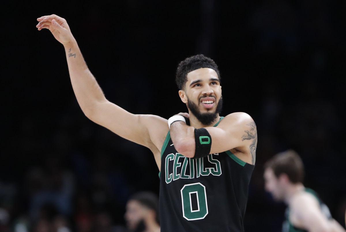 What are Boston Celtics' star forward Jayson Tatum's highest