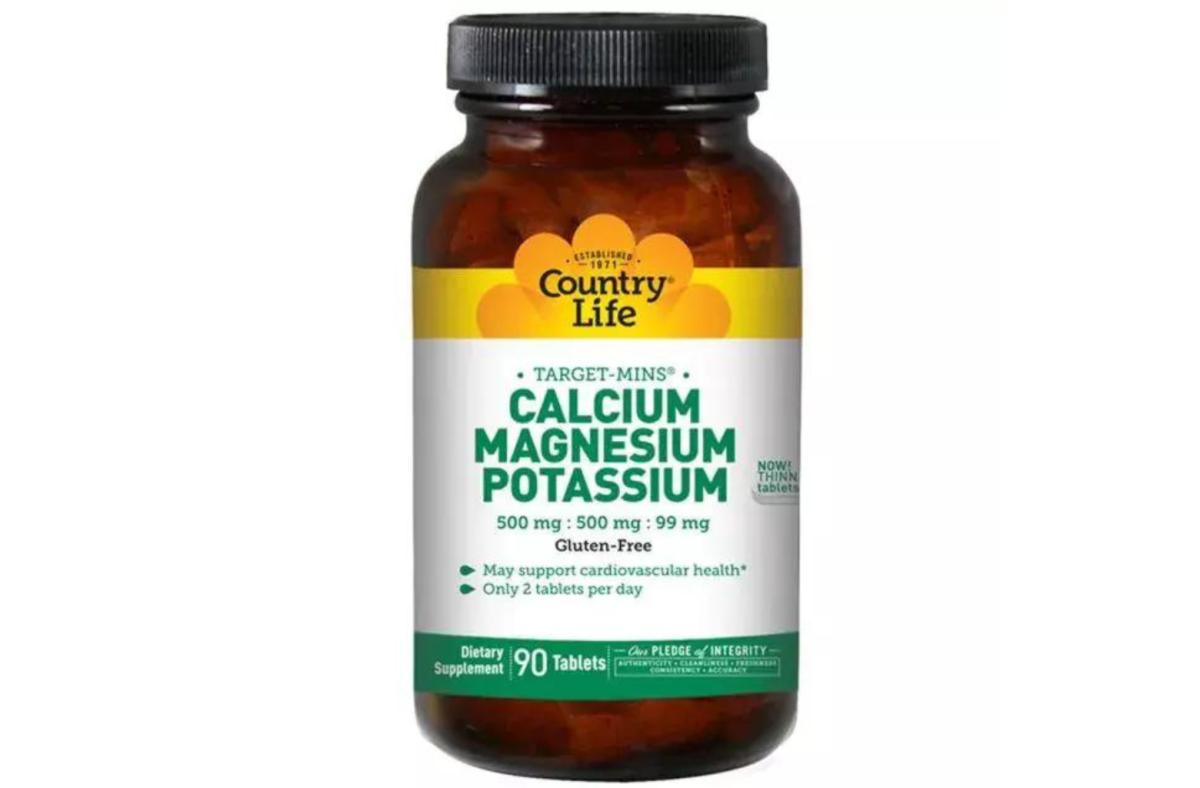 Calcium Magnesium Potassium Tablets_Country Life
