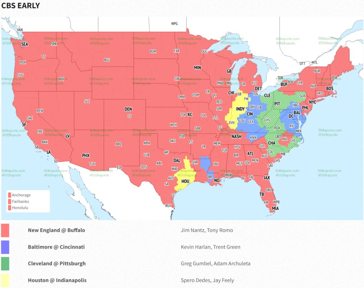 Week 18 CBS Early