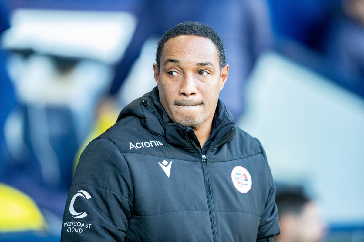 Reading manager Paul Ince pictured in January 2023
