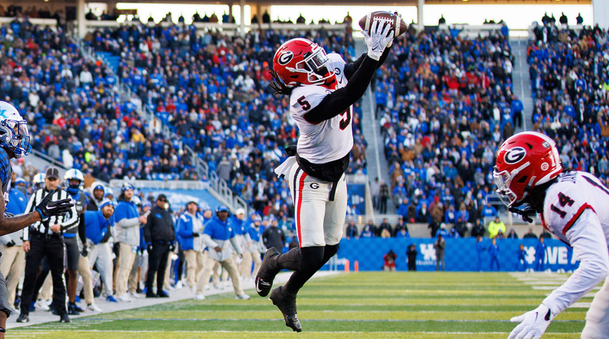 Georgia DB Kelee Ringo joins his former Georgia teammates with the Eagles after he was selected in the fourth round of the NFL draft.