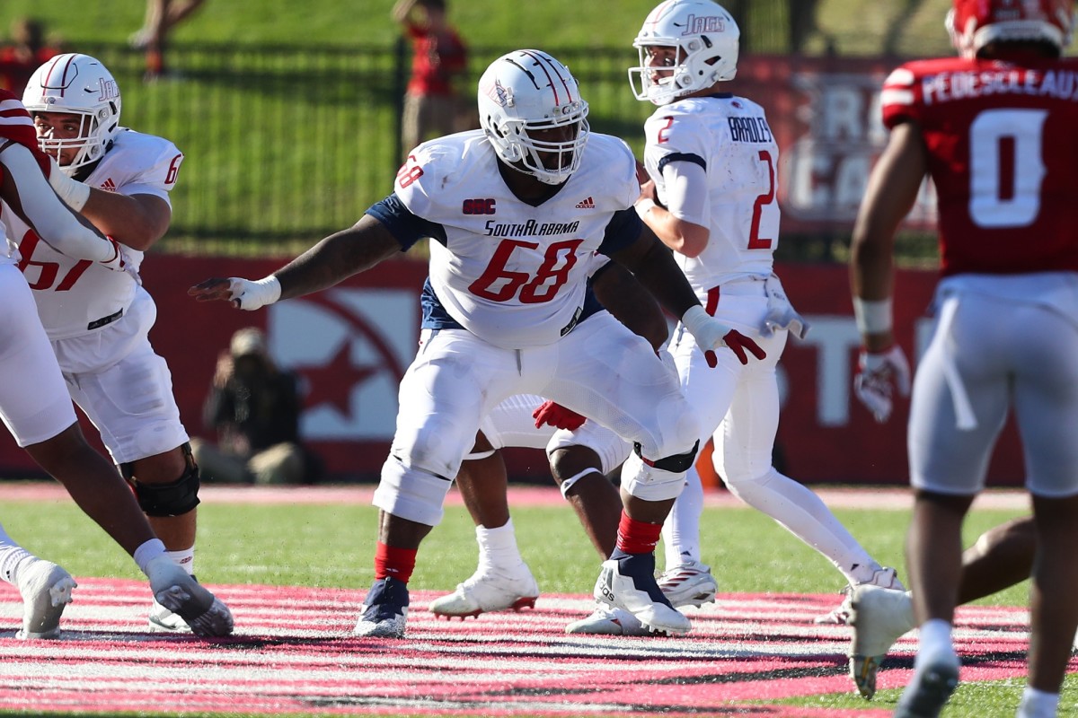 NFL Draft Profile James Jackson, Offensive Lineman, South Alabama Jaguars Visit NFL Draft on