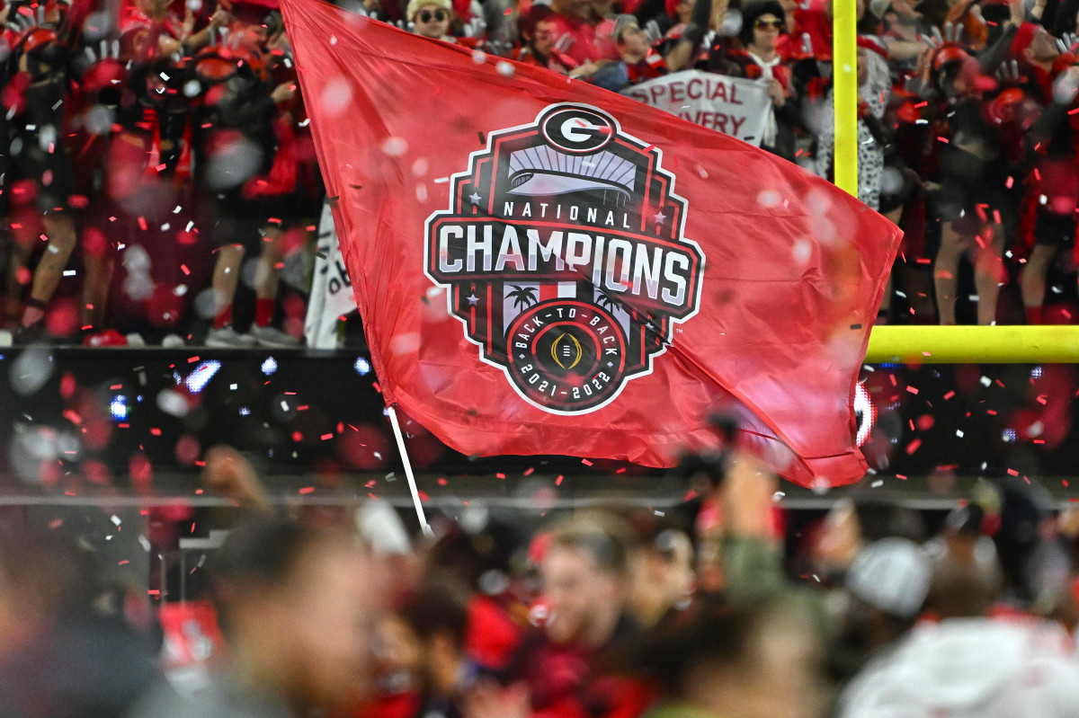 Georgia national champions flag