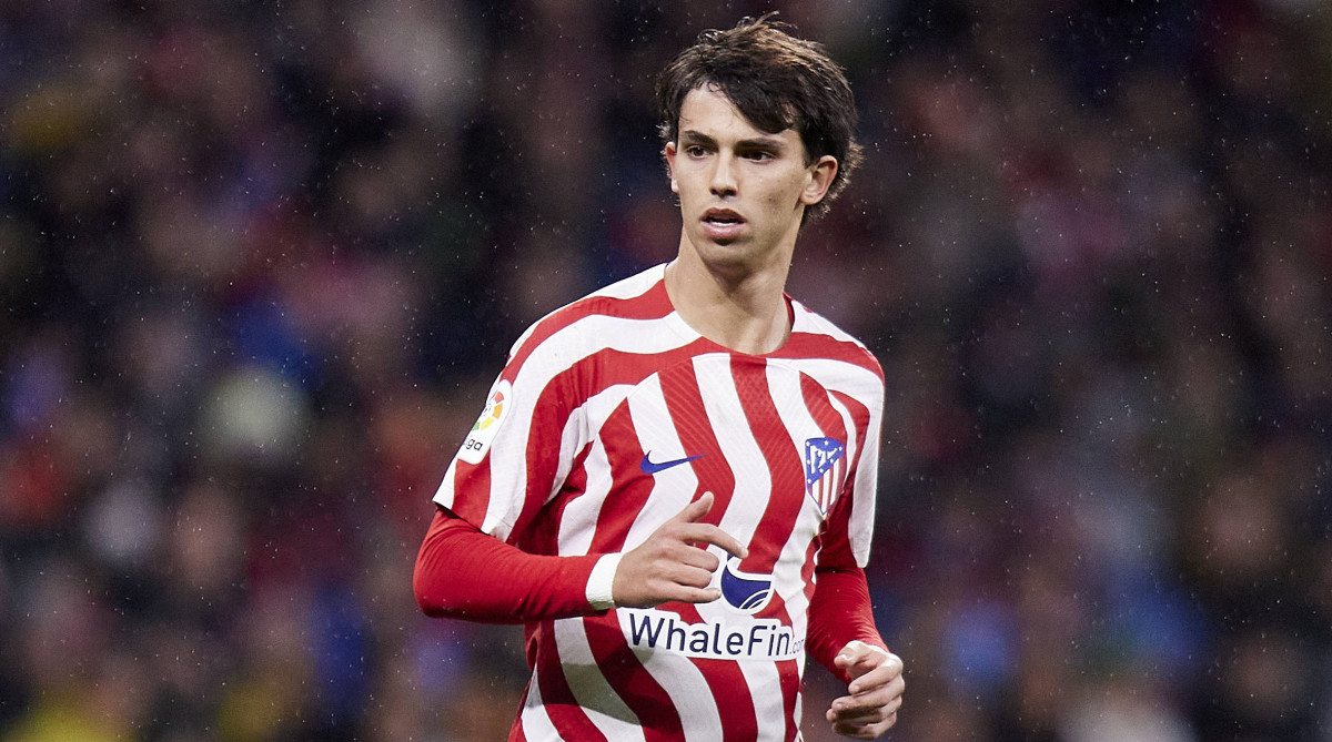 Joao Felix playing for Atletico Madrid.