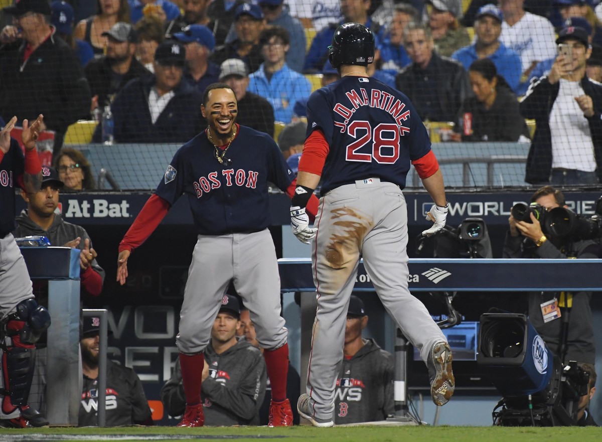 Dodgers Utility Man Excited to Finally Have J.D. Martinez in Blue