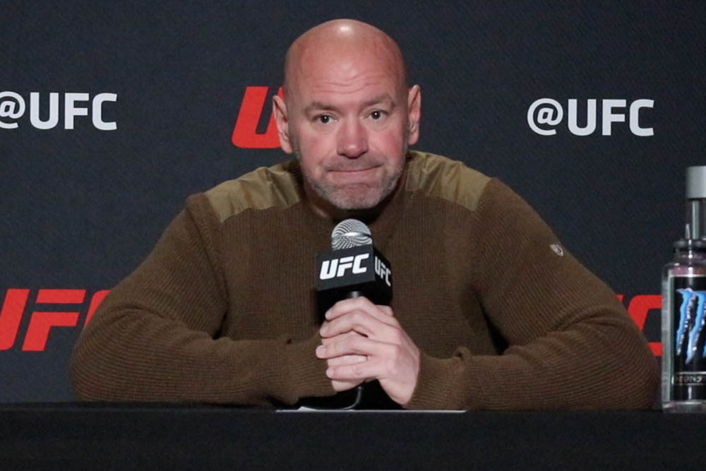 Dana White Addresses Media After New Year’s Eve Altercation With Wife