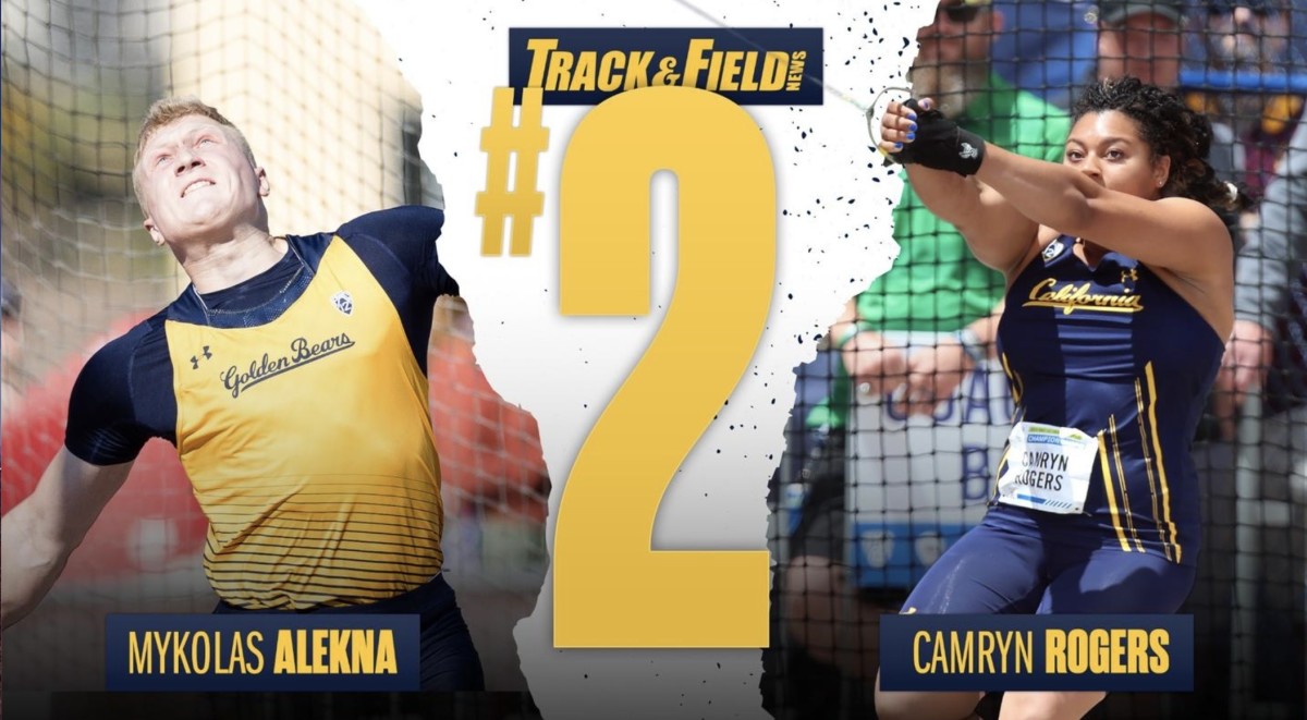 Cal Track & Field Camryn Rogers and Mykolas Alekna Each Earn No. 2